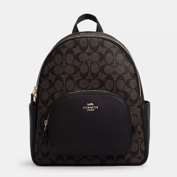 Court Backpack In Signature Canvas New